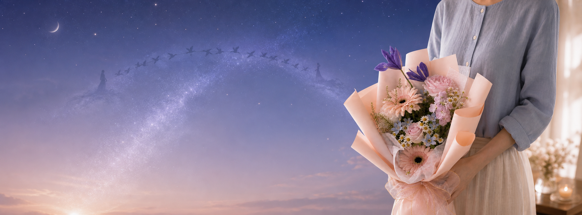 QiXi festival flowers