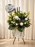 Serene Tribute Condolence Flower Stand