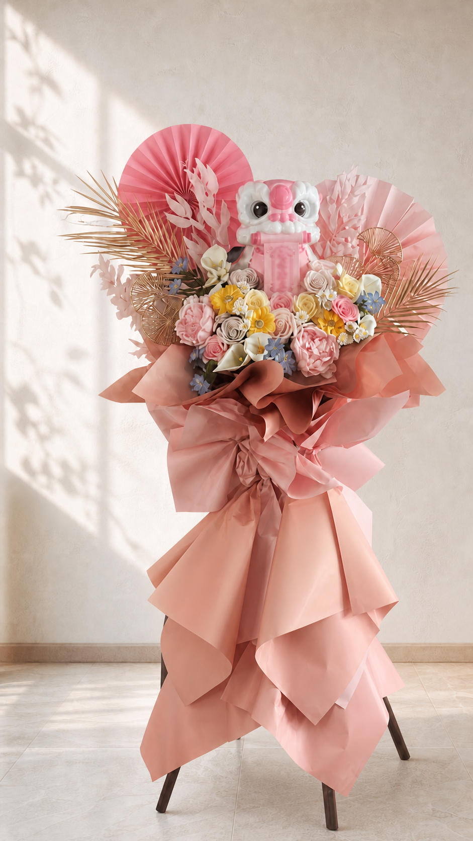 Victorious Harvest — Grand Opening Flower Basket
