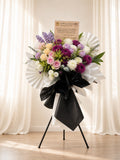 Timeless Farewell Condolence Flower Stand