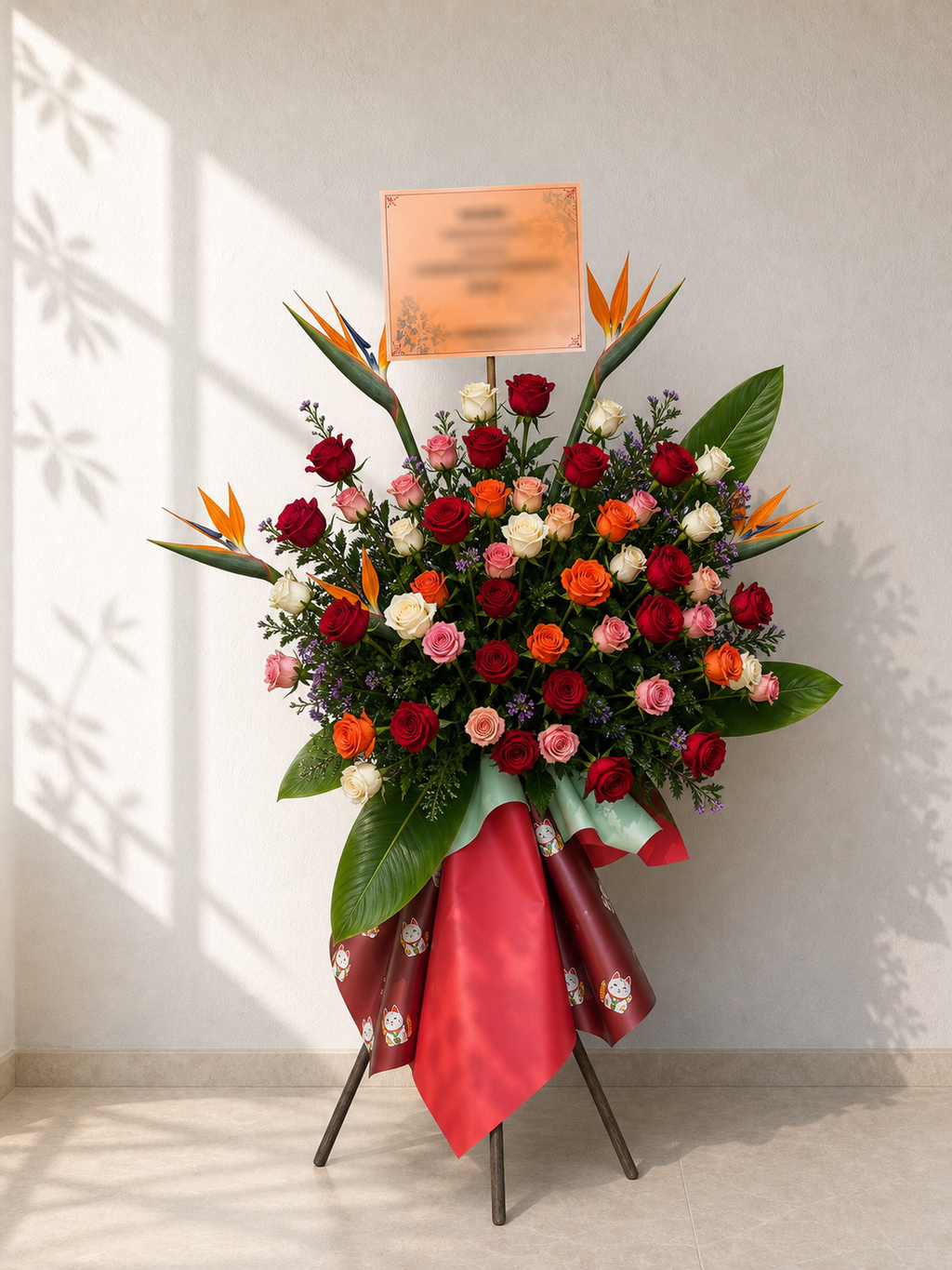Ba Fang Lai Cai — Grand Opening Flower Stand