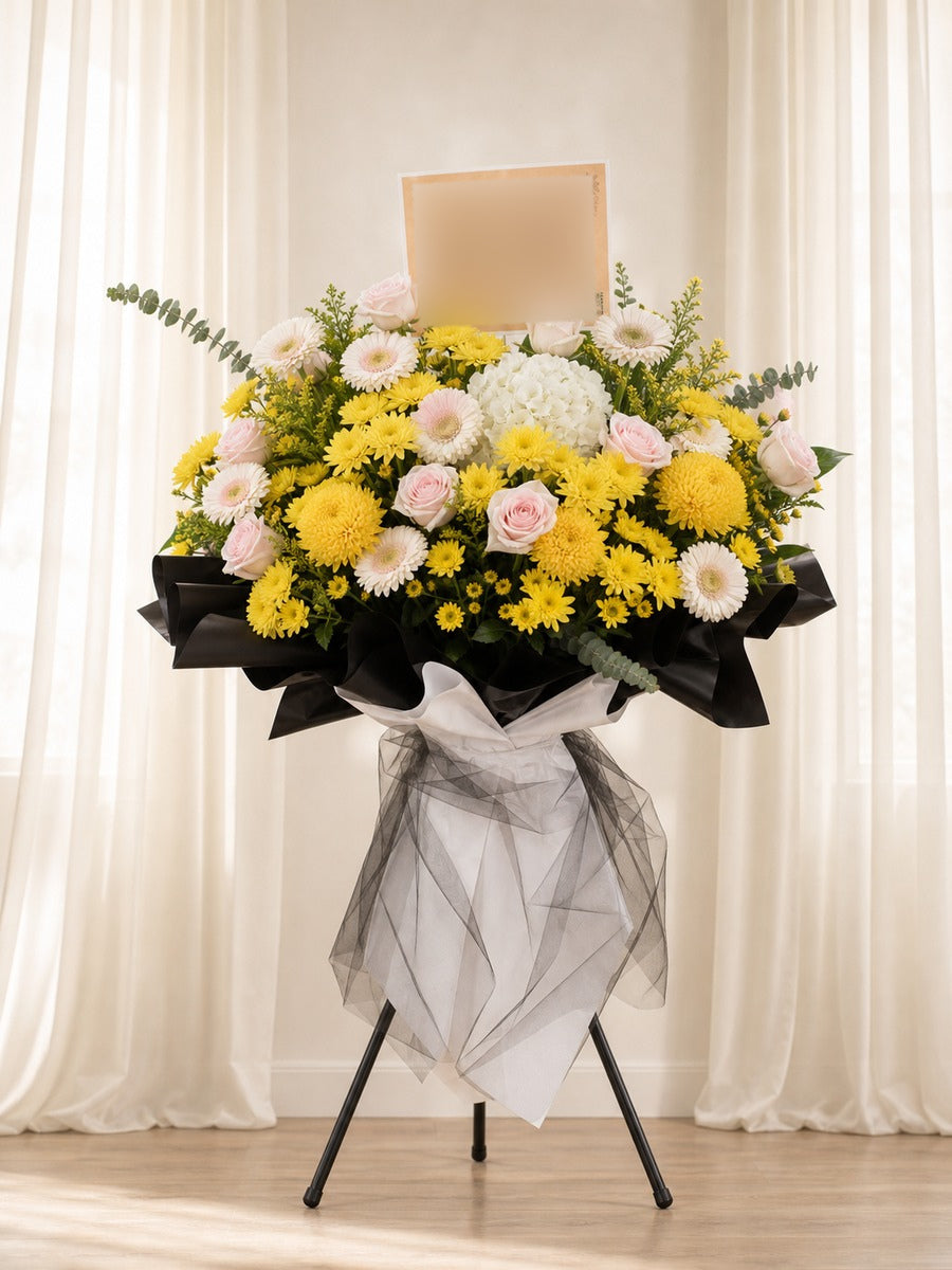 Peaceful Journey Condolence Flower Stand