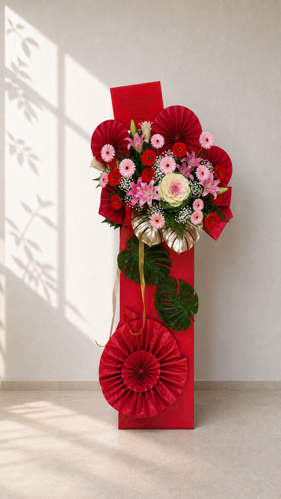 Da Zhan Hong Tu — Grand Opening Flower Stand