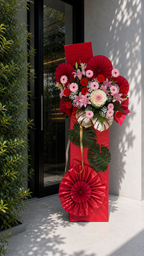 Da Zhan Hong Tu — Grand Opening Flower Stand