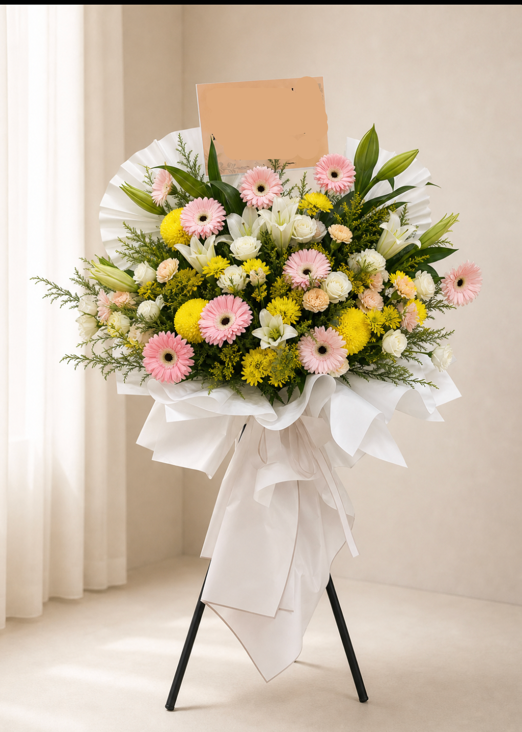 Devoted Farewell Condolence Flower Stand