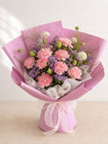 20 - Pink Purple Carnation Bouquet - photo 1
