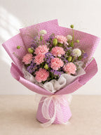 20 - Pink Purple Carnation Bouquet - photo 1