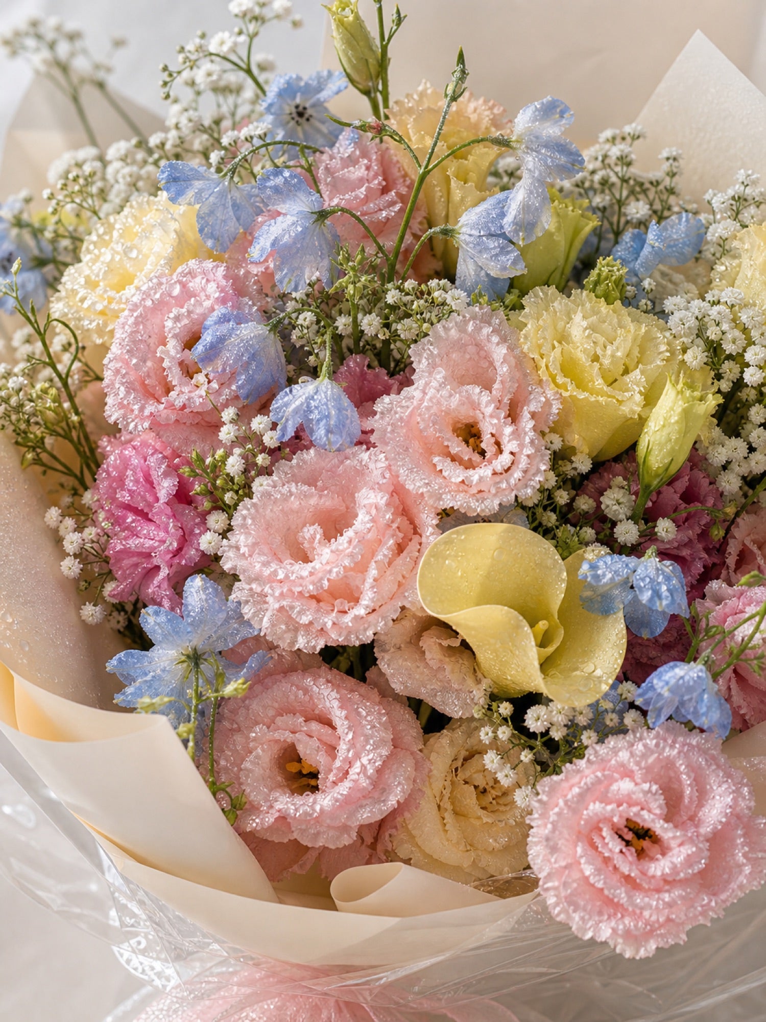Pastel Mixed Carnation Bouquet - photo 2