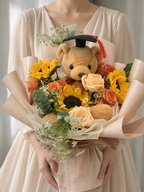 Scholar Bear Bouquet