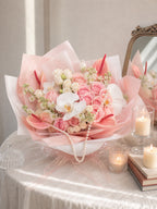 Pink Rose & Orchid Bouquet - photo 4