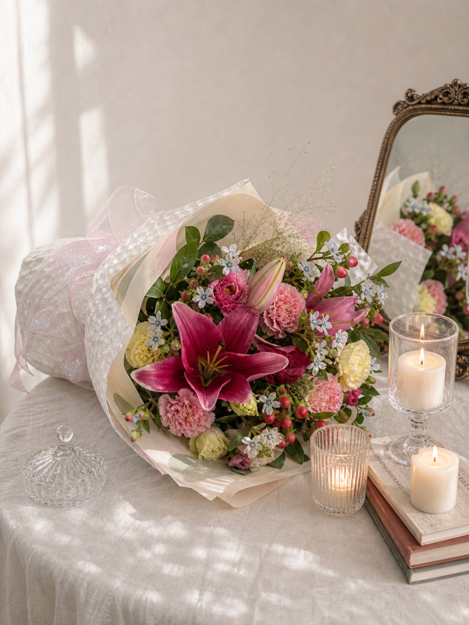 Lily & Wildflower Bouquet - photo 4