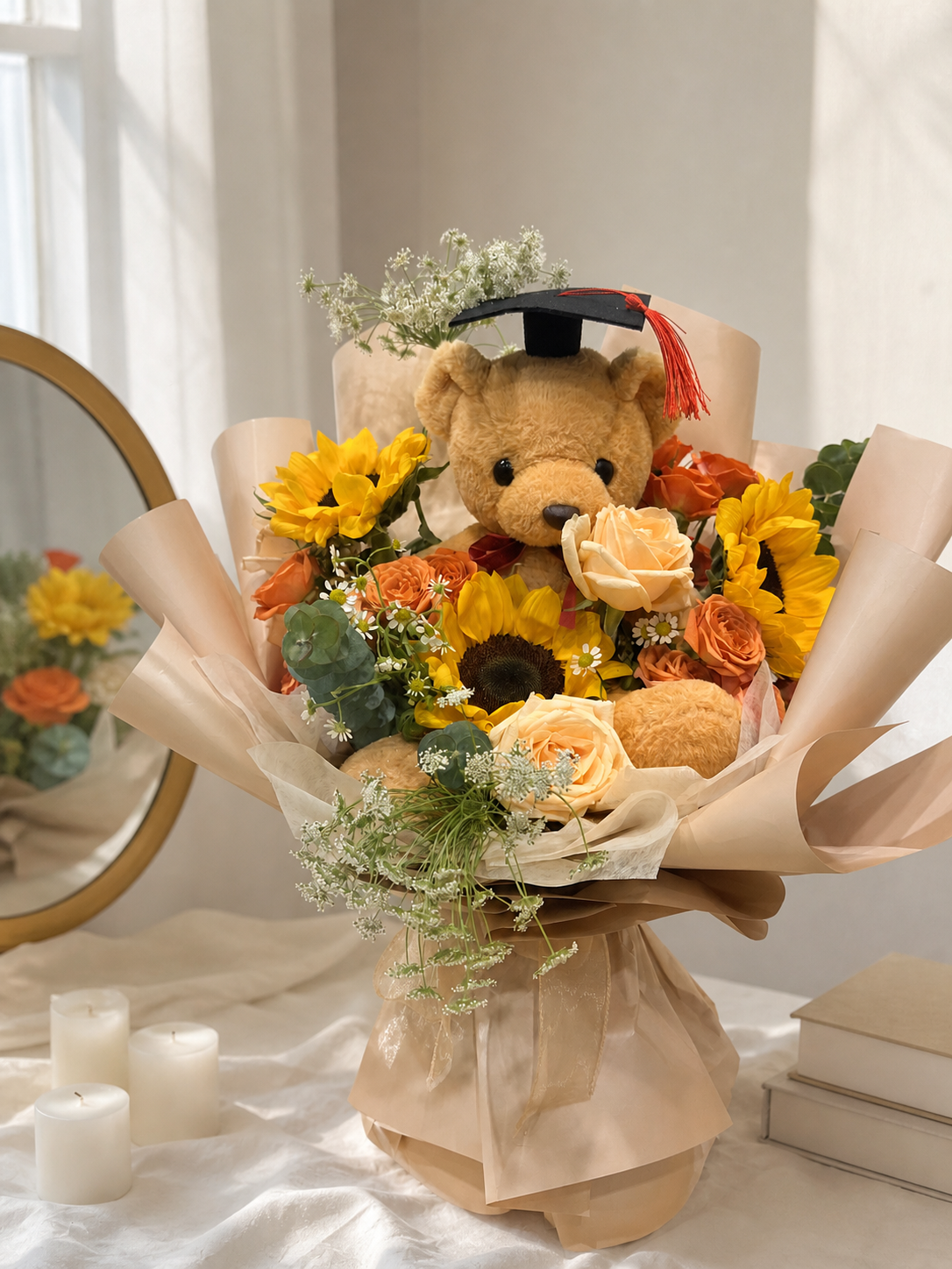 Scholar Bear Bouquet