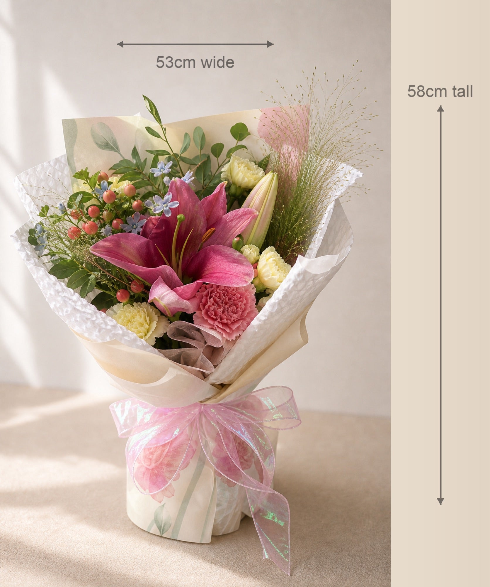 Lily & Wildflower Bouquet - photo 5