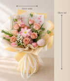 Peach Rose & Tulip Bouquet - photo 5