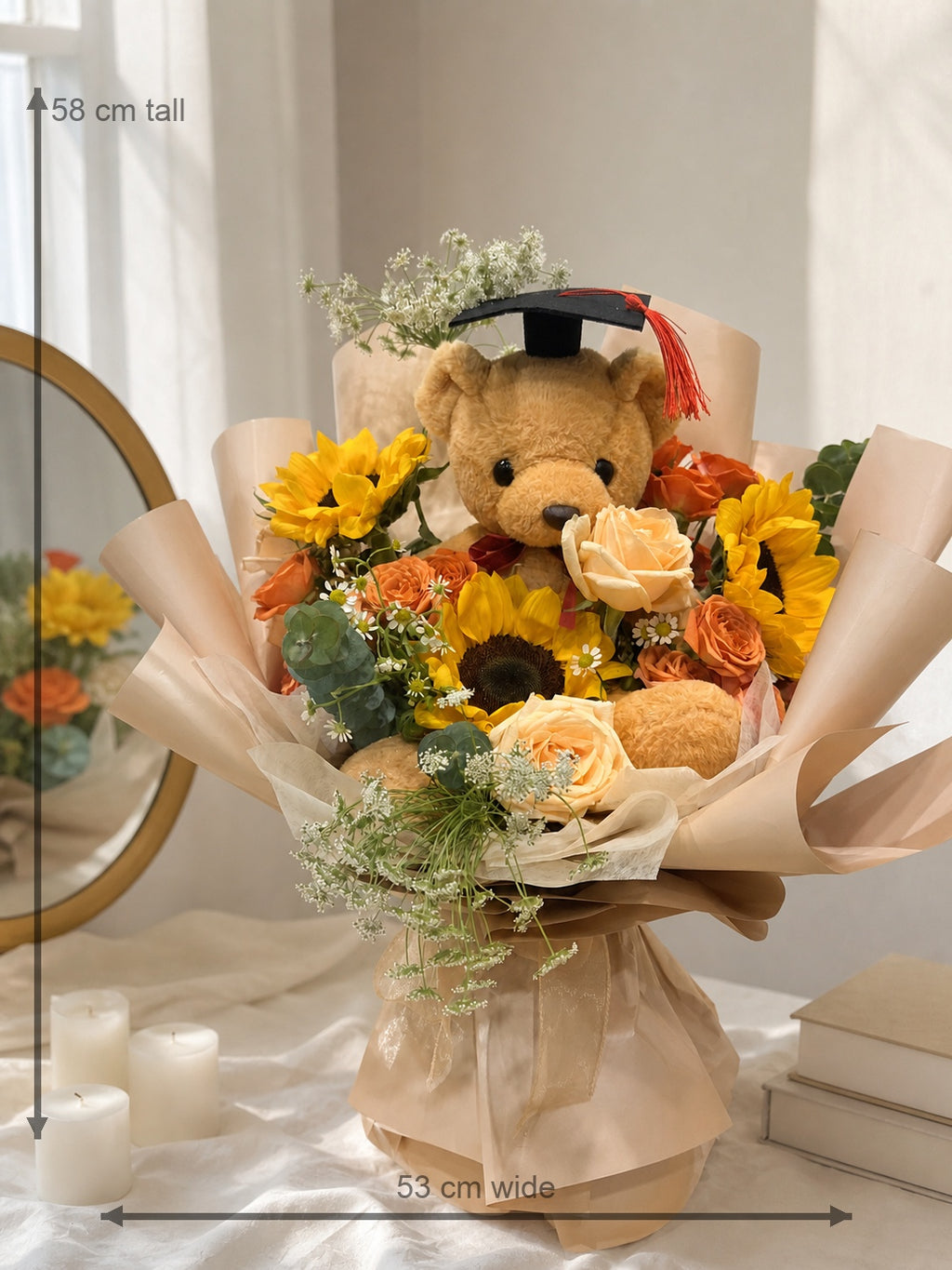 Scholar Bear Bouquet